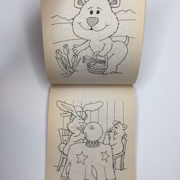 Vtg Set 2 Disney Mickey Mouse Coloring Book Stickers Landoll's Activity Pad Used - Picture 11 of 15